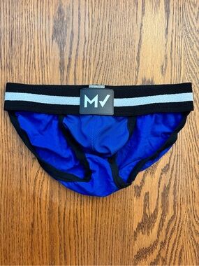 Men’s Modus Vivendi Popular Tanga Sports Brief in Blue (L-32/34) - NWT